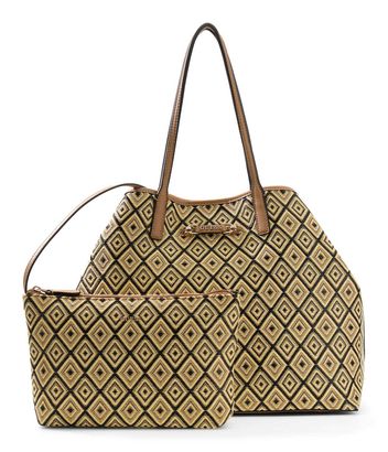 GUESS Sophia 2 In 1 Tote L Lemon