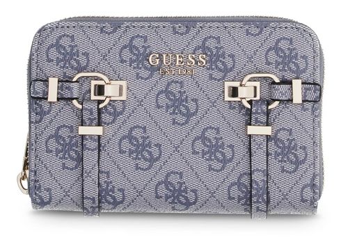 GUESS Leona Logo SLG Zip Around Wallet M Slate Logo