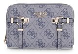 GUESS Leona Logo SLG Zip Around Wallet M Slate Logo