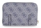 GUESS Leona Logo SLG Zip Around Wallet M Slate Logo