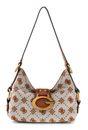 GUESS Camden Mini Shoulder Bag Cognac Logo
