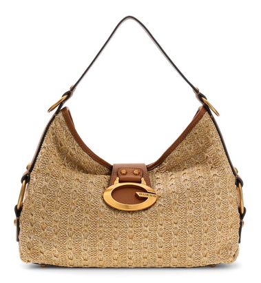 GUESS Camden Shoulder Bag Natural / Cognac