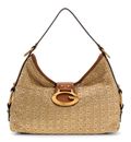 GUESS Camden Shoulder Bag Natural / Cognac GUESS Camden Shoulder Bag Natural / Cognac