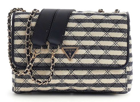 GUESS Giully II 2 Compartment Convertible Flap Navy Multi