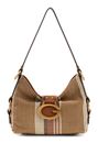 GUESS Camden Mini Shoulder Bag Cognac Multi GUESS Camden Mini Shoulder Bag Cognac Multi