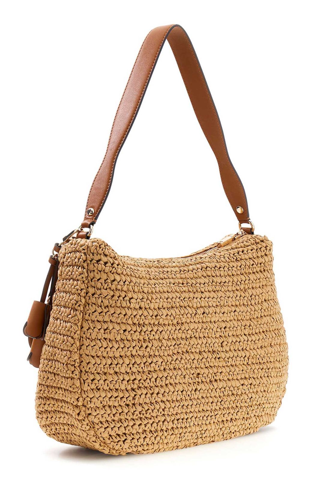 GUESS Ofelia Hobo Shoulder Bag Natural / Cognac GUESS Ofelia Hobo Shoulder Bag Natural / Cognac