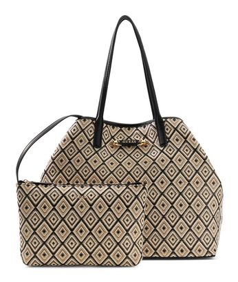 GUESS Sophia 2 In 1 Tote L Black