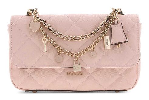 GUESS Libby Flap Crossbody Bag Light Rose GUESS Libby Flap Crossbody Bag Light Rose