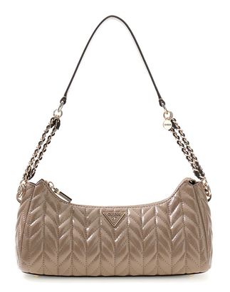 GUESS Cheryl Shoulder Bag Dark Taupe