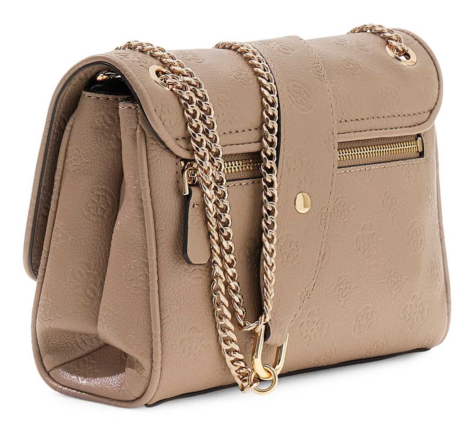 GUESS Anise Convertible Xbody Flap Dark Taupe Logo GUESS Anise Convertible Xbody Flap Dark Taupe Logo