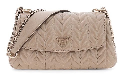 GUESS Cheryl Convertible Xbody Flap Dark Taupe