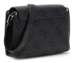 GUESS Meridian II Flap Crossbody Bag Coal Logo