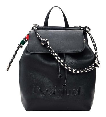 Desigual Half Logo Luena Backpack Black