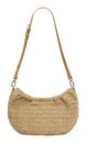 Desigual Half Logo Raffia Bag Natural