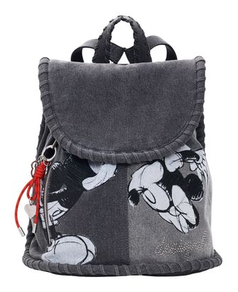 Desigual Mickey Kiss Noira Backpack M Denim Light Grey