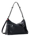 Desigual Half Logo Leiria 2.0 Shoulder Bag Black