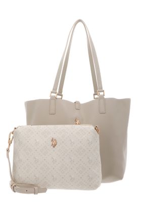 U.S. POLO ASSN. Malibu Shopping Bag M Ivory U.S. POLO ASSN. Malibu Shopping Bag M Ivory