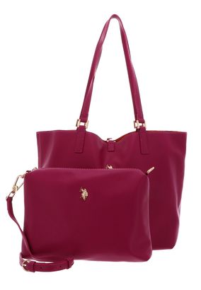 U.S. POLO ASSN. Rogersville Reversible Shopping Bag M Stirrup + Fuchsia U.S. POLO ASSN. Rogersville Reversible Shopping Bag M Stirrup + Fuchsia