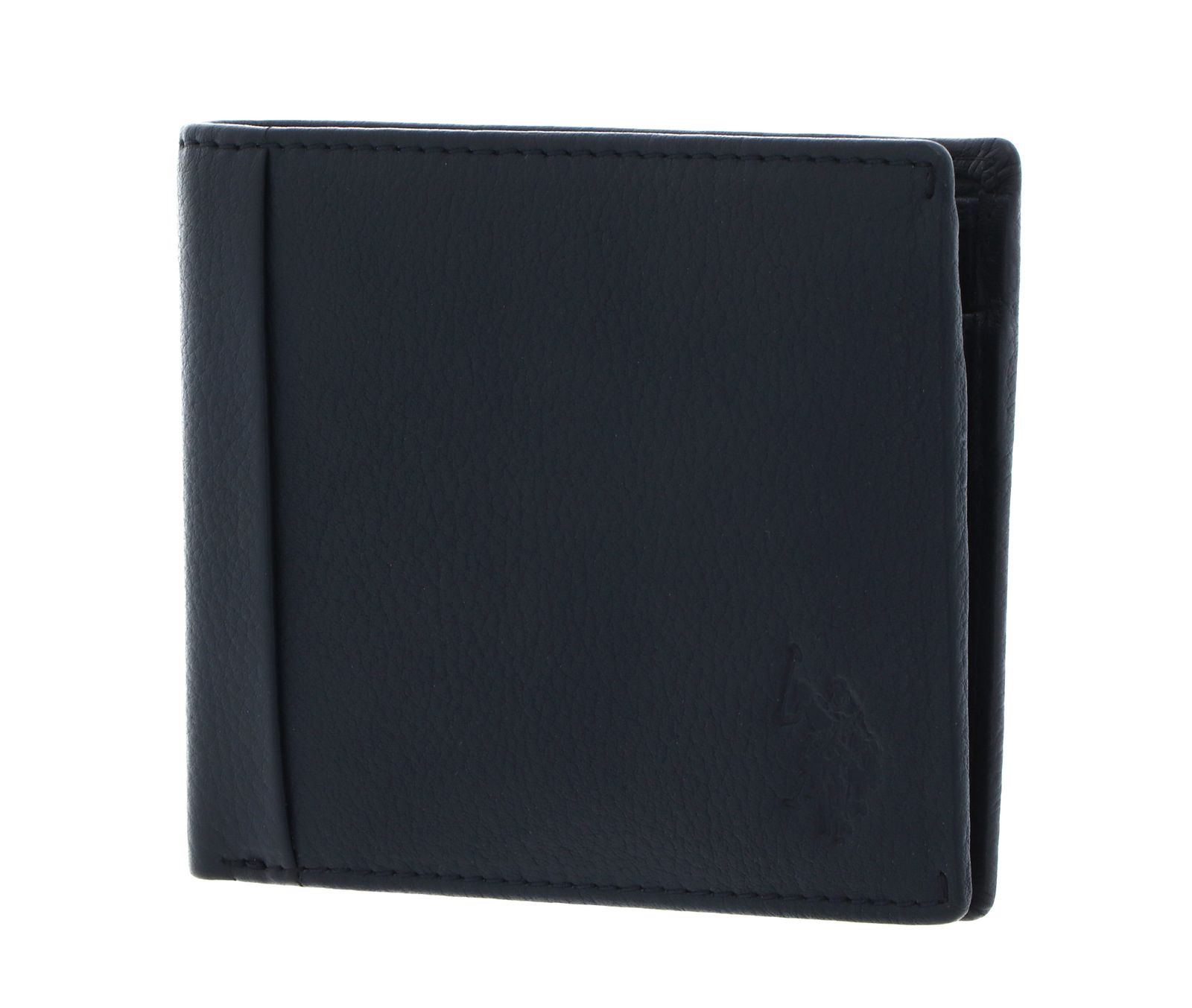U.S. POLO ASSN. Carrick Horizontal Wallet with Coin Navy