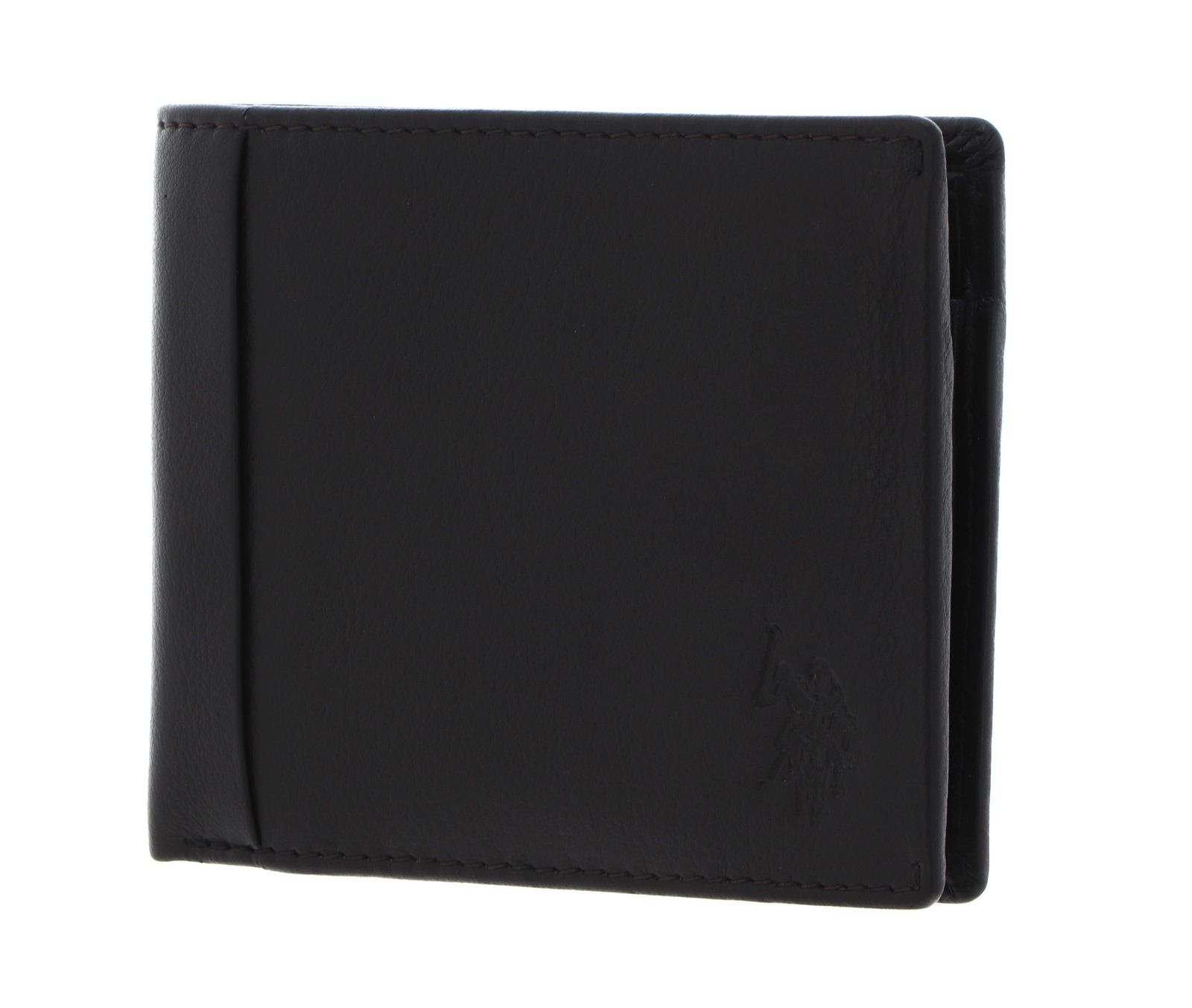U.S. POLO ASSN. Carrick S. Horizontal Wallet with Coin Brown
