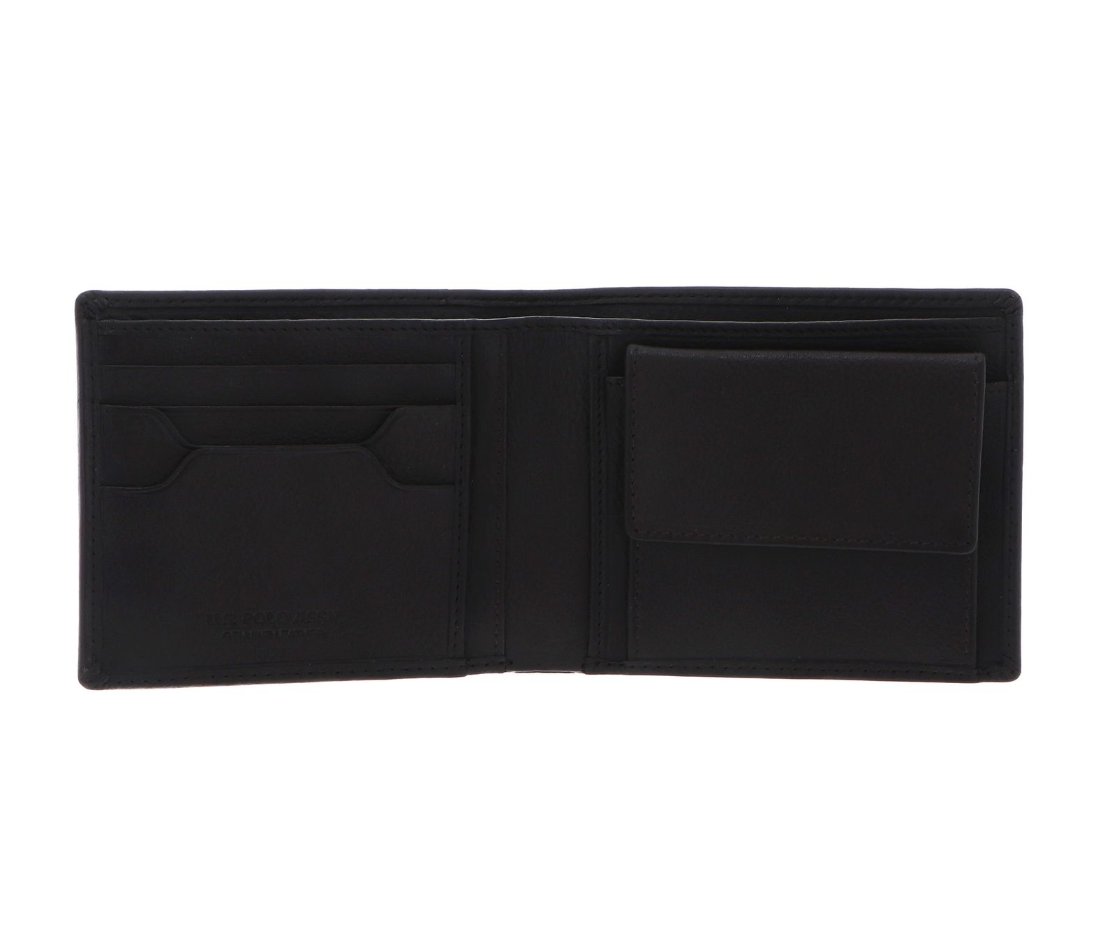 U.S. POLO ASSN. Carrick S. Horizontal Wallet with Coin Brown U.S. POLO ASSN. Carrick S. Horizontal Wallet with Coin Brown