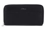 s.Oliver Zip Around Wallet Grey / Black