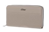 s.Oliver Zip Around Wallet Brown