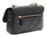 GUESS Libby Flap Crossbody Bag Black GUESS Libby Flap Crossbody Bag Black