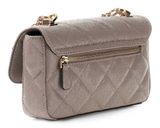 GUESS Libby Flap Crossbody Bag Dark Taupe
