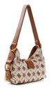 GUESS Camden Mini Shoulder Bag Cognac Logo