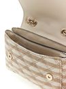 GUESS Giully II Mini 2 Compartment Convertible Flap Taupe Multi