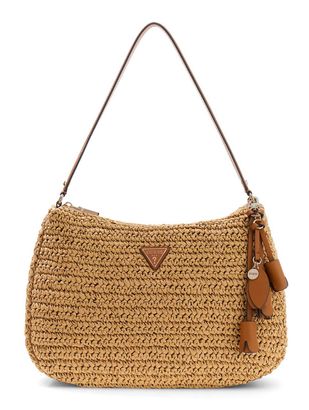 GUESS Ofelia Hobo Shoulder Bag Natural / Cognac