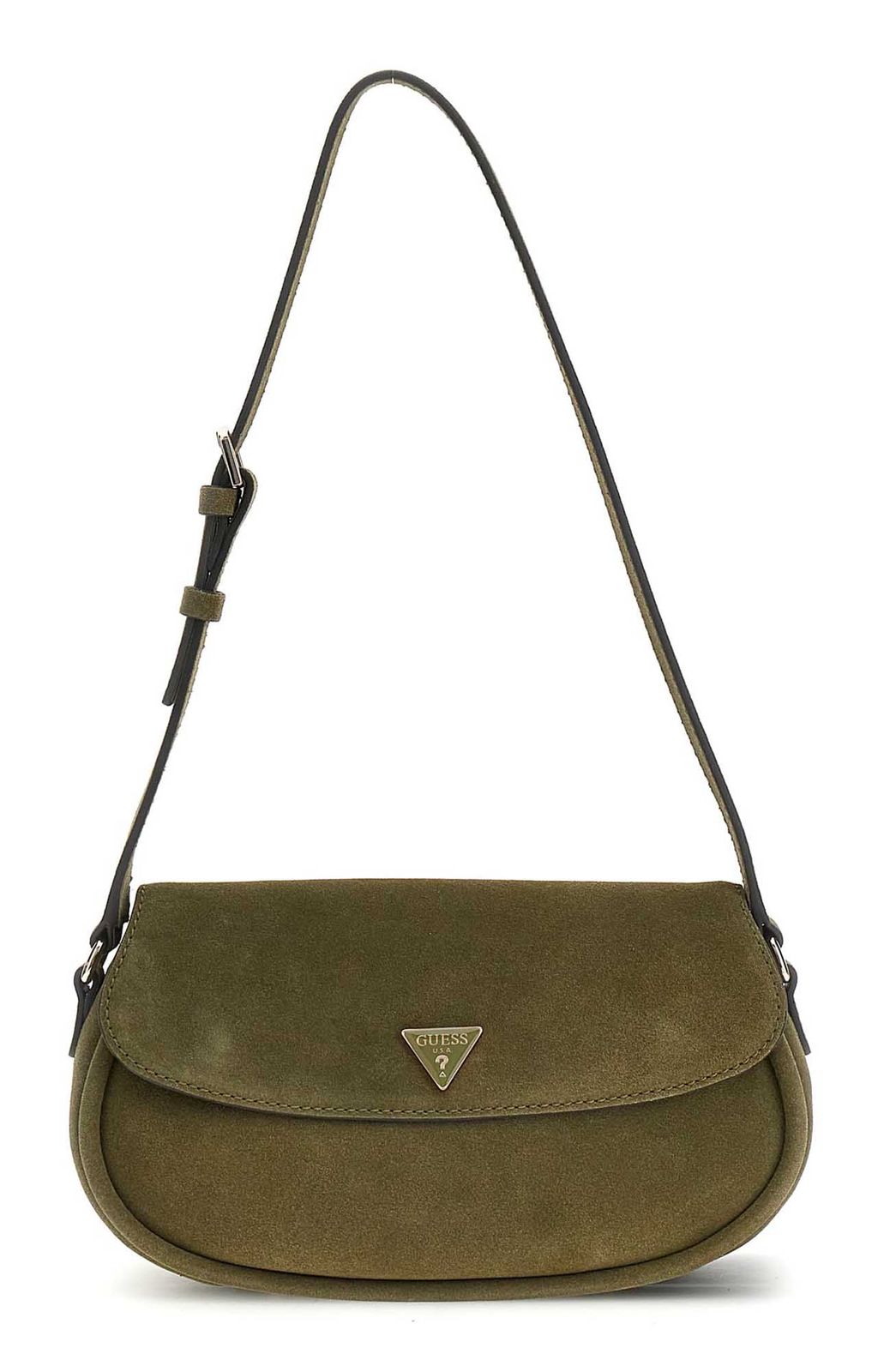 GUESS Danya Flap Shoulder Bag Olive