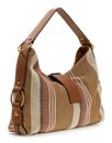 GUESS Camden Shoulder Bag Cognac Multi