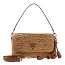 GUESS Ofelia Flap Shoulder Bag Natural / Cognac