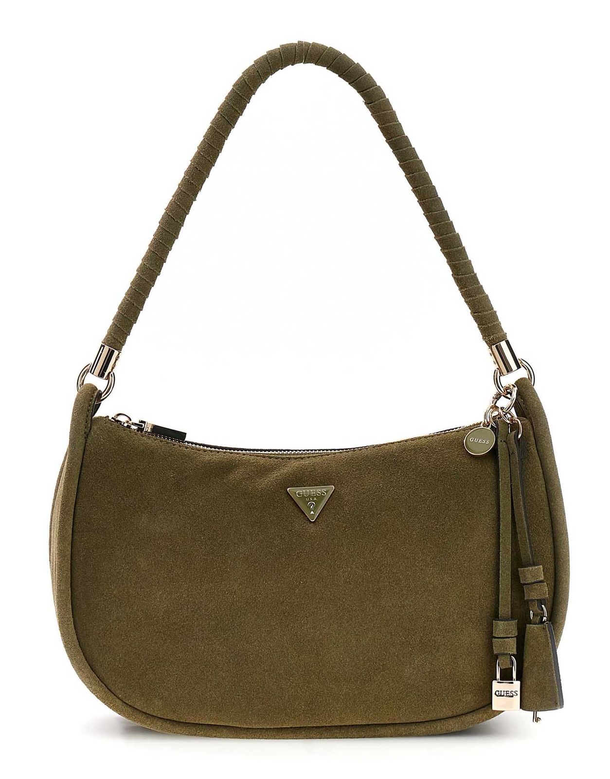 GUESS Danya Hobo Shoulder Bag Olive