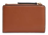 TOMMY HILFIGER TH Script Leather Bifold Cognac