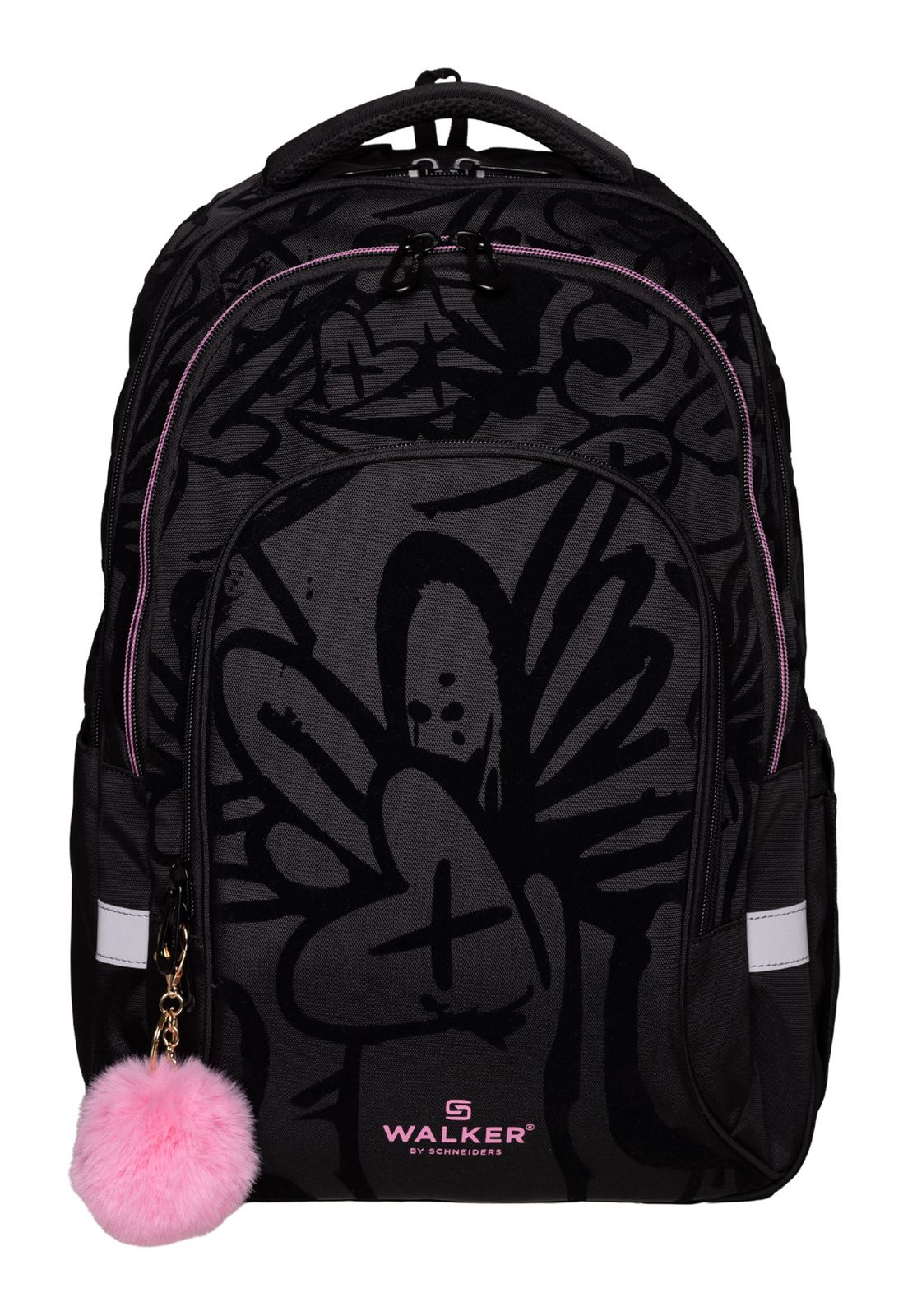 Walker Fame Ace Backpack Black Graffiti
