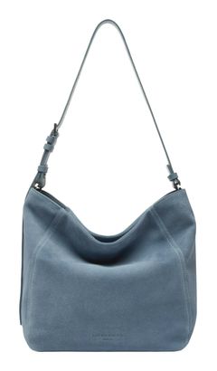 LIEBESKIND BERLIN Hobo M Blue Denim Suede