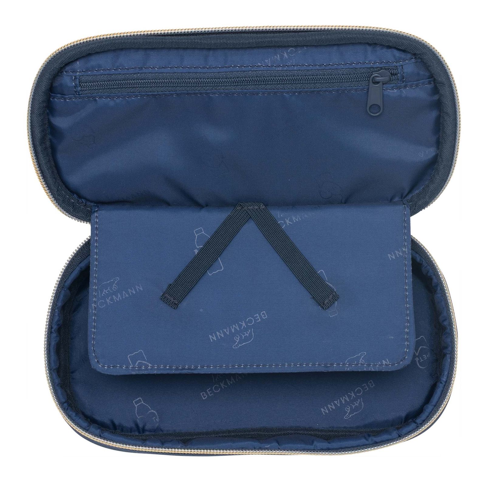 BECKMANN Sport Ovales Pencil Case Blue Bow BECKMANN Sport Ovales Pencil Case Blue Bow
