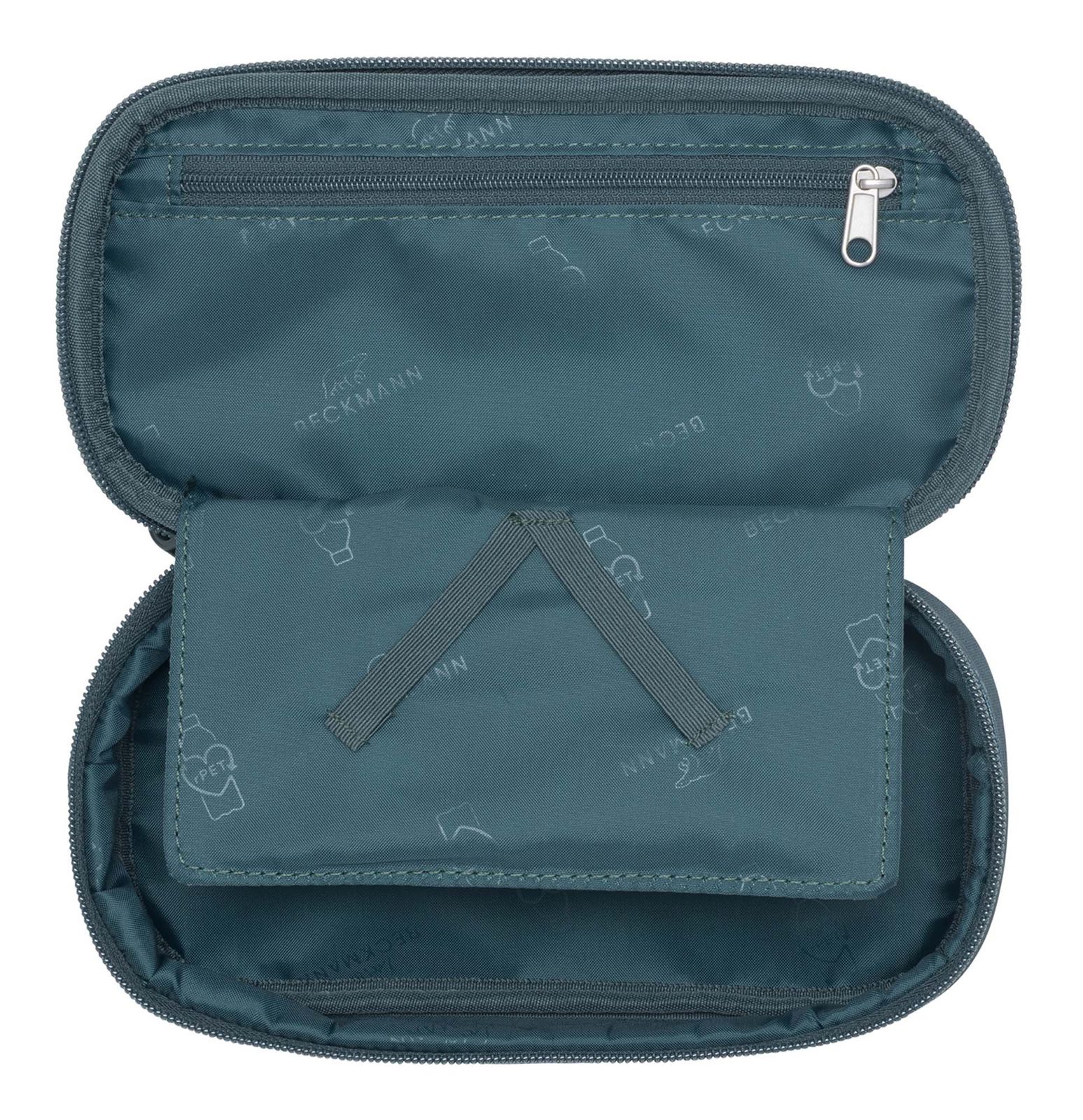 BECKMANN Sport Ovales Pencil Case Dark Green BECKMANN Sport Ovales Pencil Case Dark Green