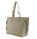 FURLA Ava Tote With Zip L Linen + Urban Gray int.