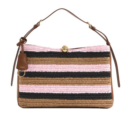 FURLA Sfera Soft Shoulder Bag L Toni Cognac