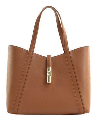 FURLA Goccia Tote Bag L Brandy