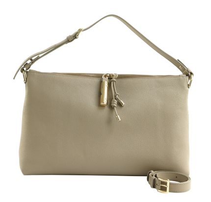 FURLA Debby Soft Shoulder Bag M Linen