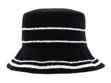 KARL LAGERFELD K / Signature Bucket Hat Black / White