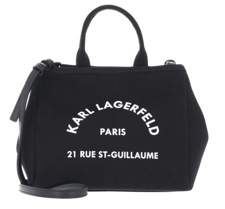 KARL LAGERFELD K / RSG Conv. Trapeze Mini Shopper Black