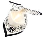 KARL LAGERFELD Ikon Circle Choupette Scarf Pristine KARL LAGERFELD Ikon Circle Choupette Scarf Pristine
