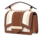 KARL LAGERFELD K / Nova Small Crossbody Canvas Natural Canvas Tan KARL LAGERFELD K / Nova Small Crossbody Canvas Natural Canvas Tan