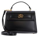 KARL LAGERFELD K / Autograph Top Handle Bag S Black / Gold KARL LAGERFELD K / Autograph Top Handle Bag S Black / Gold
